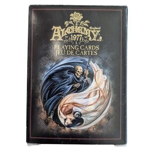 Alchemy England Complete Playing Cards Deck 2008 Goth Skulls Faires Magic